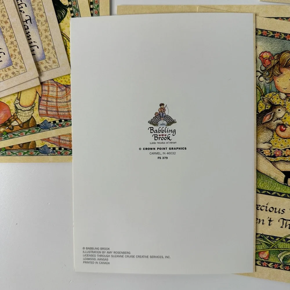 Daily Blessings 11 Blank Friendship Cards Envelopes Amy Rosenberg Babbling Brook